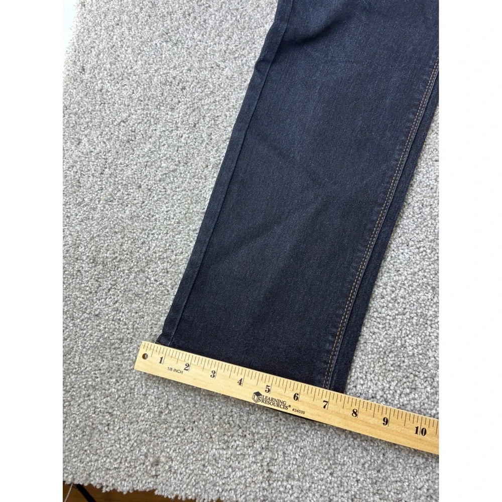 Fried Denim Mens Slim Fit Dark Wash Straight Leg‎ Jeans 32x30 Modern Denim Pants